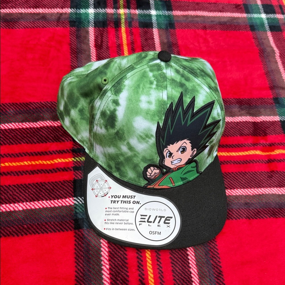 Bioworld Green and Black Anime Hat